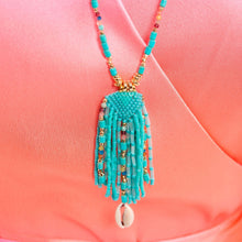 Charger l'image dans la galerie, COLLIER MERANGUE TURQUOISE