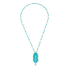 Charger l'image dans la galerie, COLLIER MERANGUE TURQUOISE
