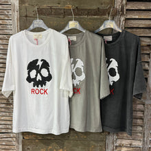 Charger l&#39;image dans la galerie, T-shirt Brescia Brodé &quot;Skull-Rock&quot;
