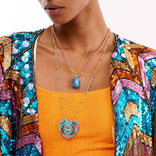 Charger l&#39;image dans la galerie, Collier Janeira Rose ou Turquoise
