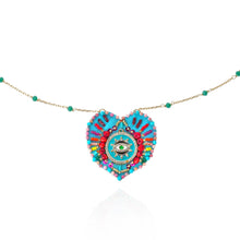 Charger l&#39;image dans la galerie, Collier Janeira Rose ou Turquoise
