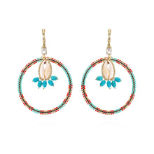 Charger l&#39;image dans la galerie, Boucles d&#39;oreilles Recif Turquoise
