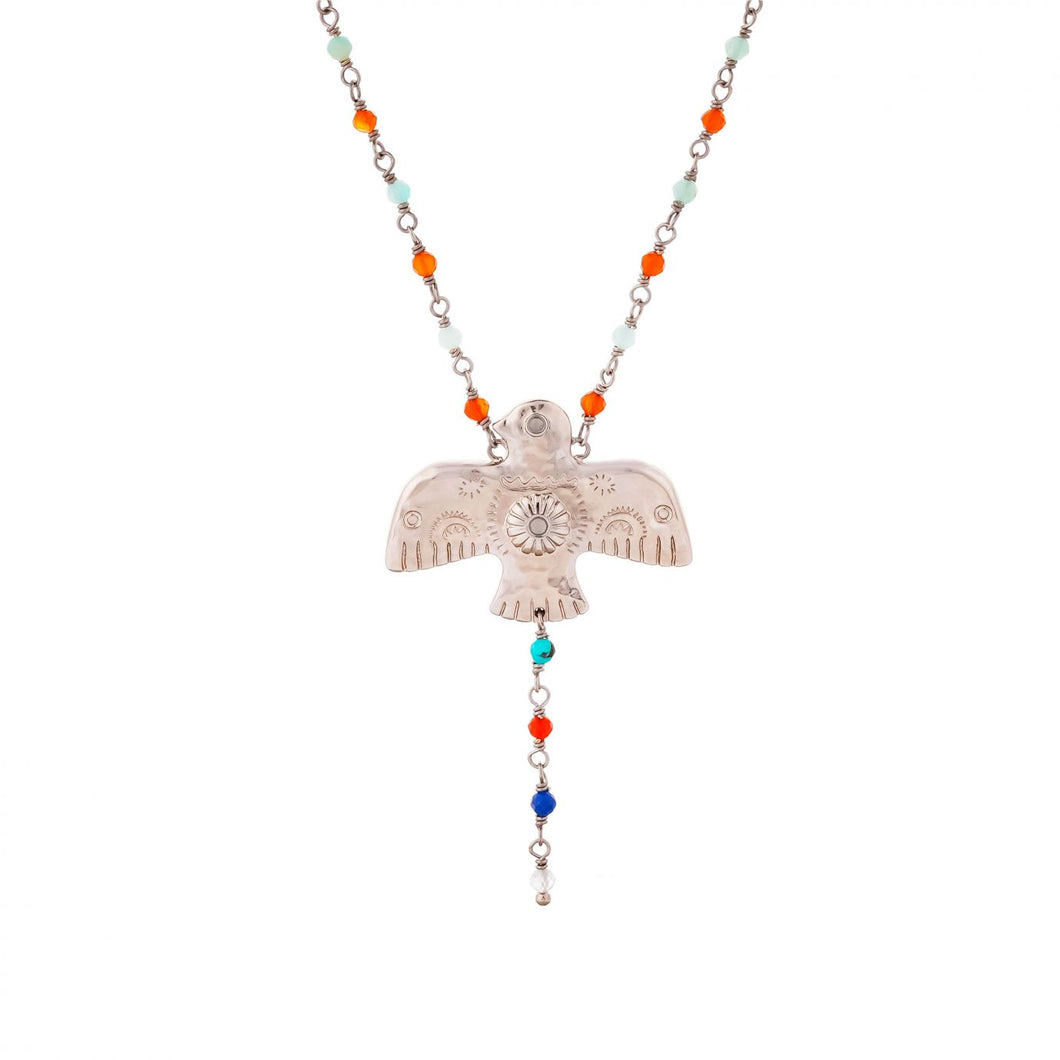 COLLIER ROSARIA ARGENTÉ