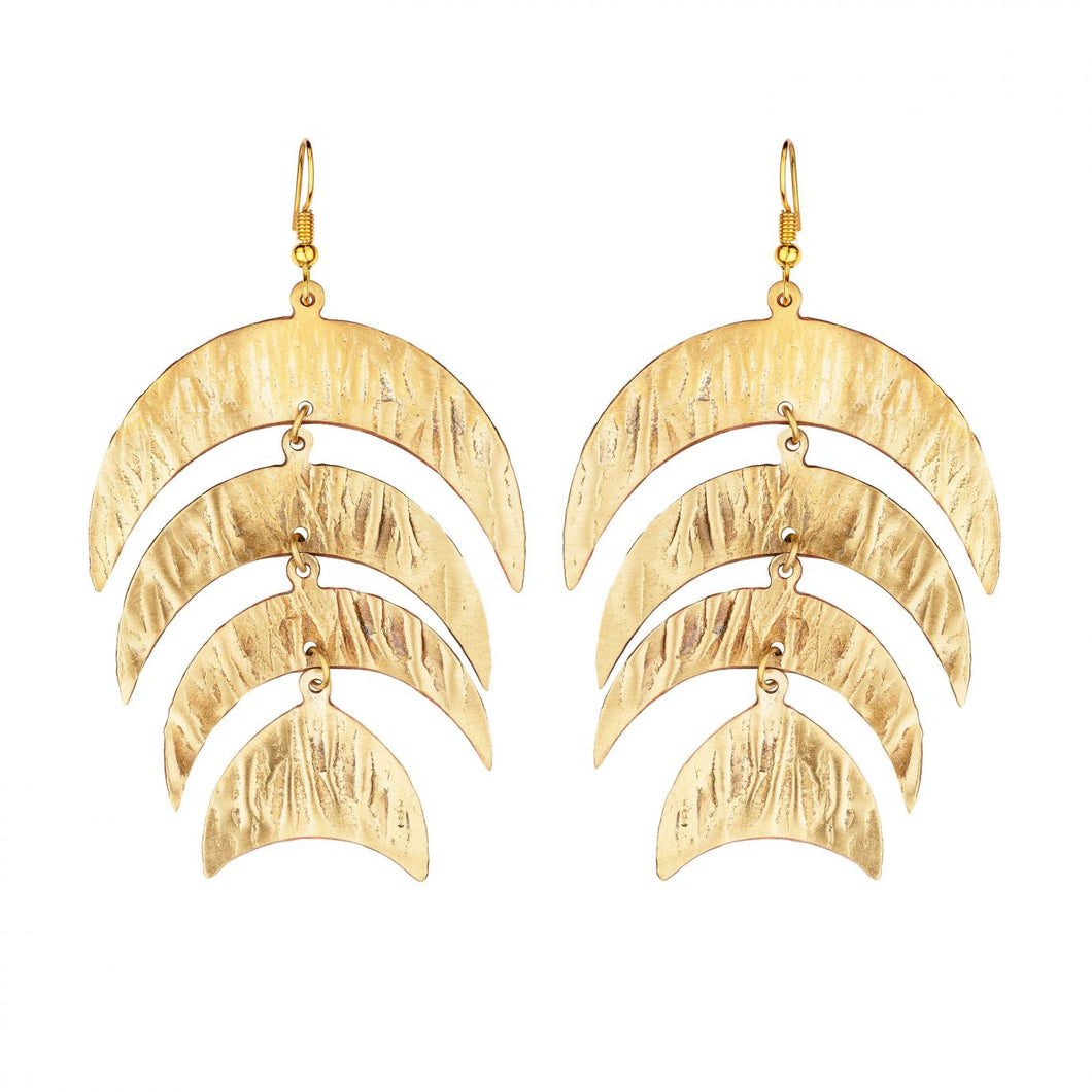 BOUCLES D'OREILLES TAIANA DORÉ