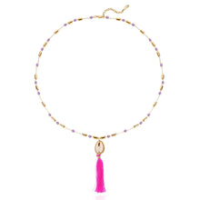 Charger l&#39;image dans la galerie, Collier Tamara Violet ou Turquoise
