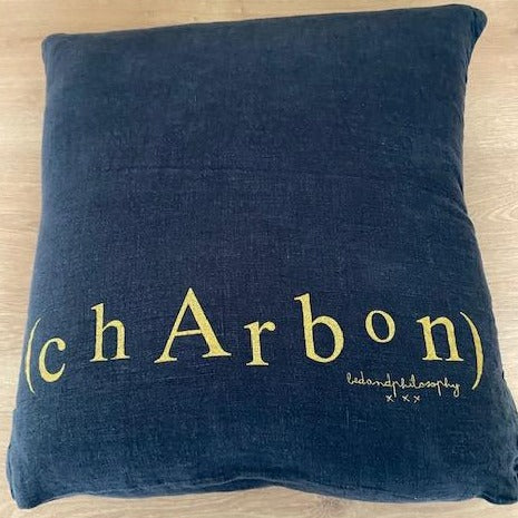 Coussin Molly Charbon