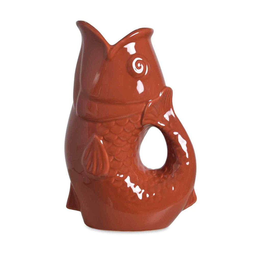 Vase ceramic Poisson gm terracotta