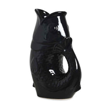 Charger l&#39;image dans la galerie, Vase ceramic Poisson gm noir

