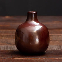 Charger l&#39;image dans la galerie, Petit vase céramique bordeaux
