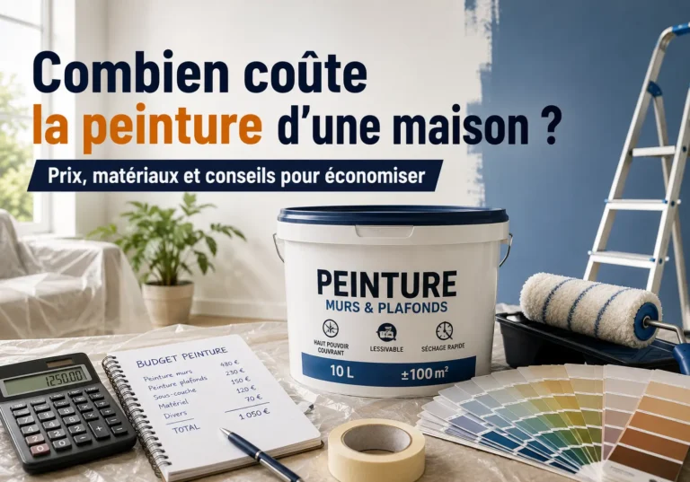 Combien coûte la peinture d&rsquo;une maison ? Prix, matériaux et conseils pour économiser