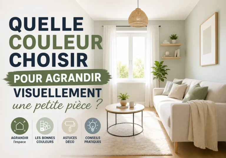 Quelle couleur choisir pour agrandir visuellement une petite pièce ?