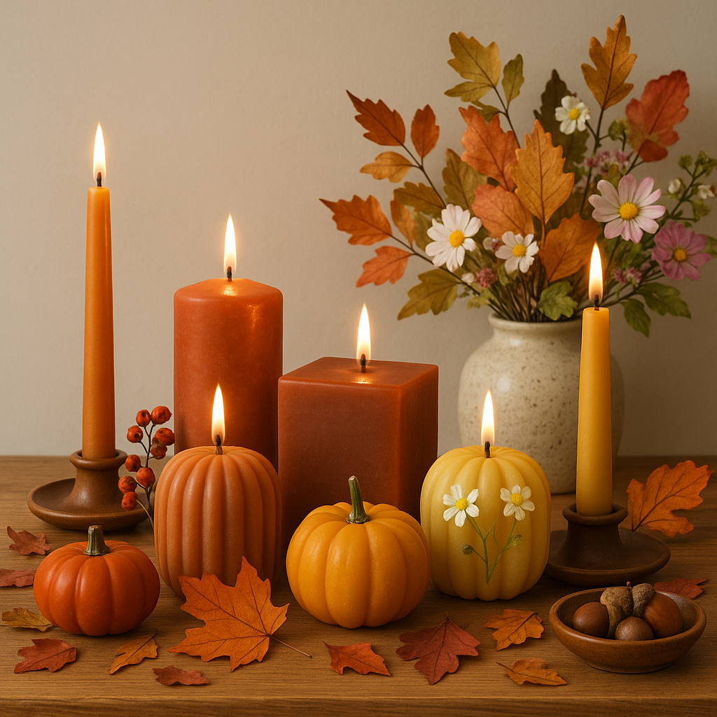 Bougies décoratives adaptées aux saisons pour une ambiance renouvelée