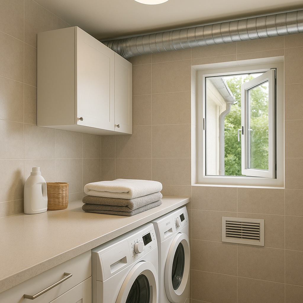 Buanderie ventilée et facile à entretenir