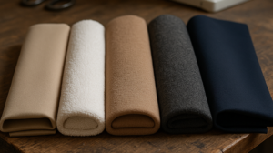 Comparatif visuel des tissus pour fabriquer un poncho