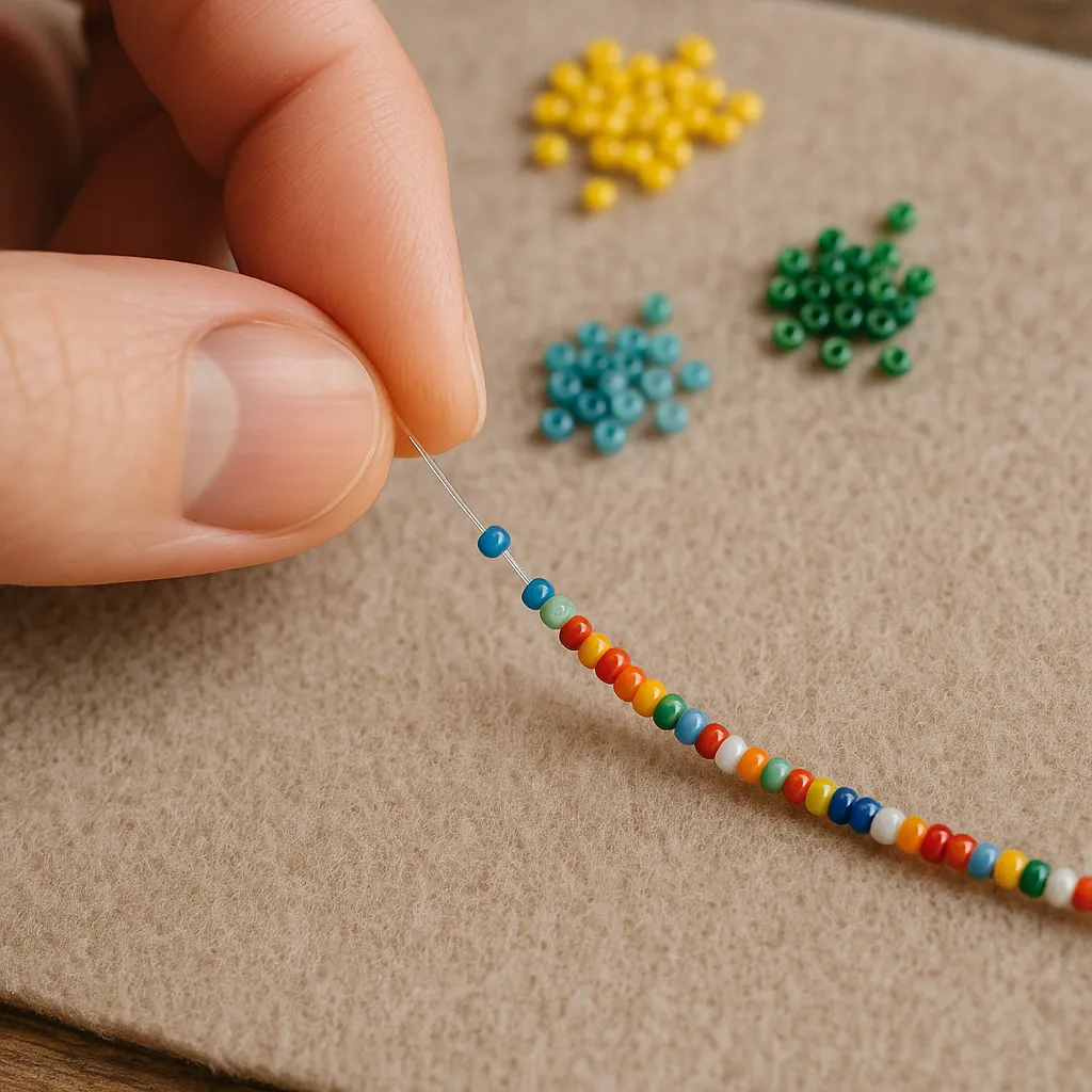 Création rapide d’un bijou DIY avec perles de rocaille