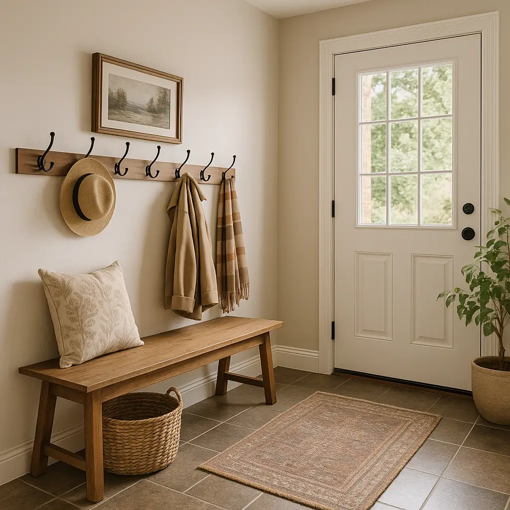 Les meilleures idées déco pour une maison familiale 4 Entrée familiale fonctionnelle avec rangements malins