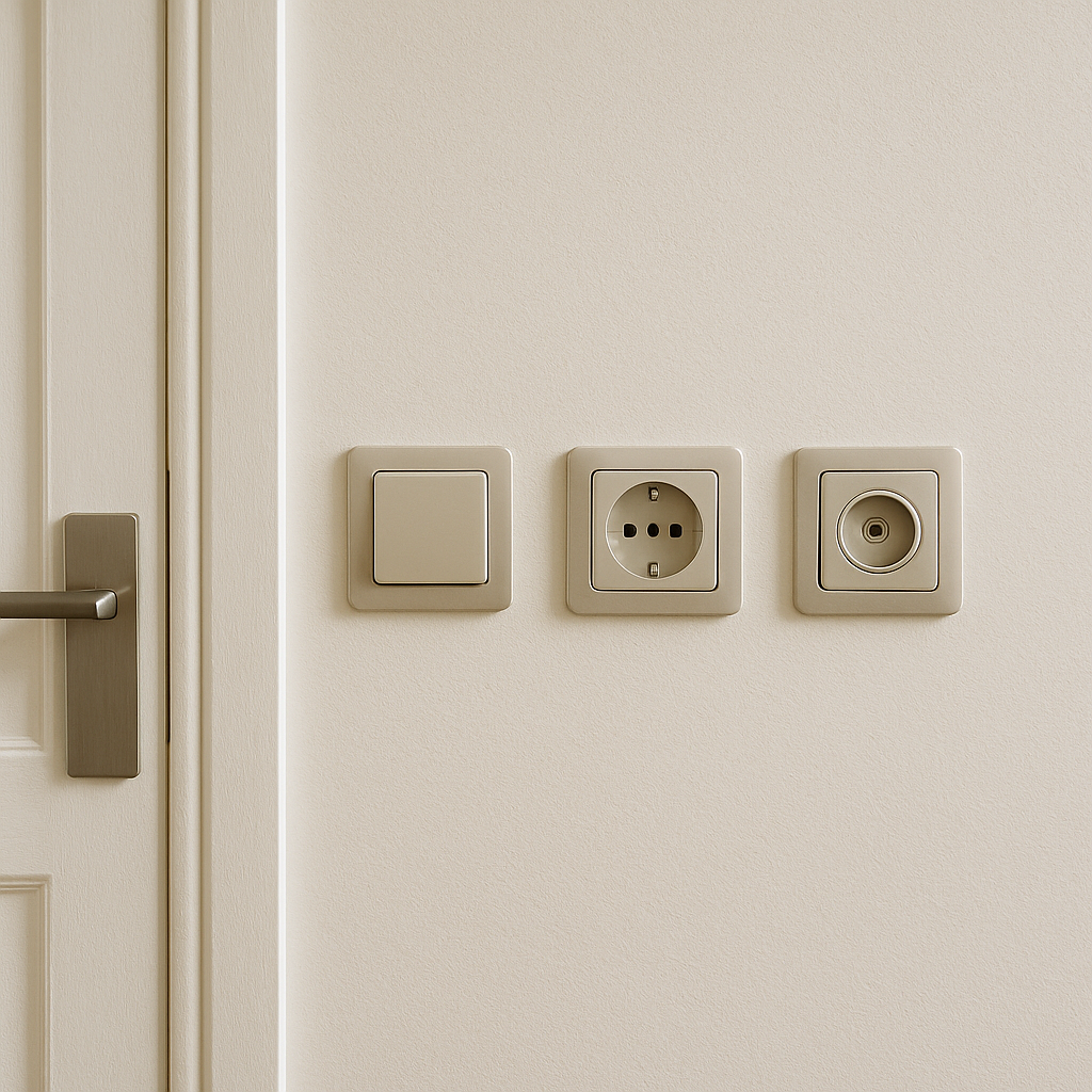 Les petits détails qui font immédiatement paraître une maison plus soignée 2 Interrupteurs et poignées alignés dans une entrée soignée