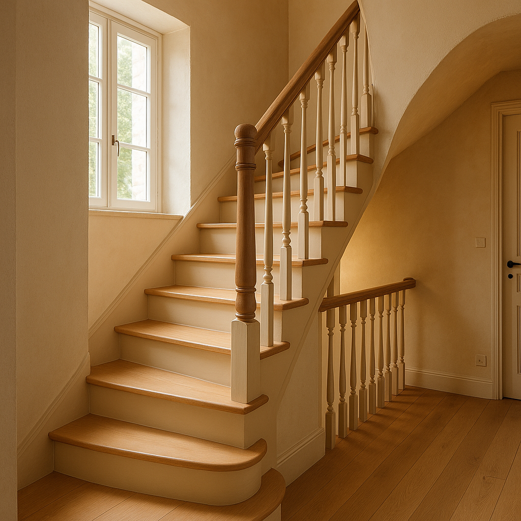 peindre un escalier intérieur