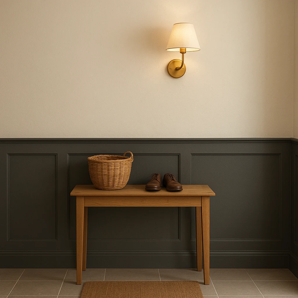 Peinture et revêtements adaptés pour rendre une entrée plus lumineuse et accueillante