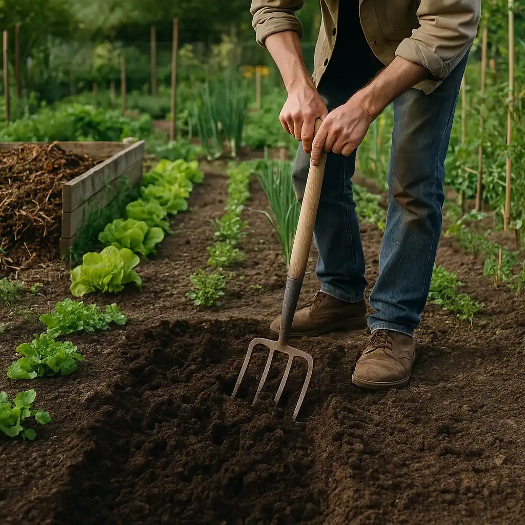 préparer un sol de jardin avant plantation