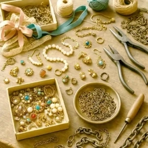 Recycler de vieux bijoux pour créer des modèles tendance