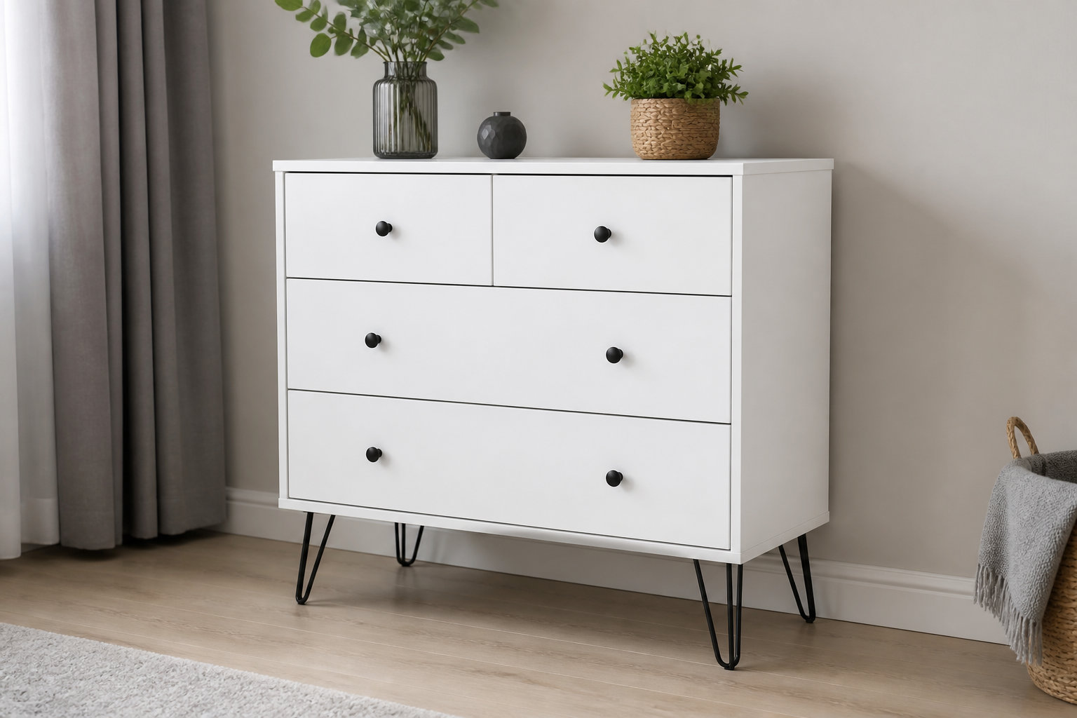 Customiser une commode : 5 idées DIY pour un look design 5 Installer des pieds design pour changer la silhouette